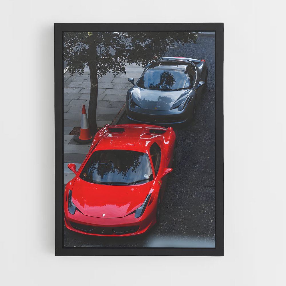 Poster italia Rouge – affiche Ferrari (vue 2)